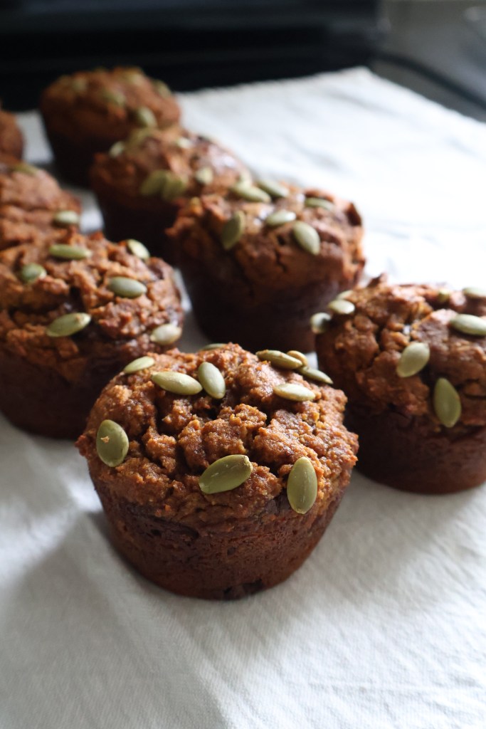 Paleo Pumpkin Chocolate Chip Muffins (Gluten-Free, Dairy-Free, Refined Sugar-Free)